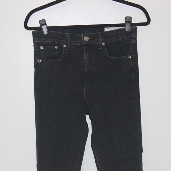 Rag & Bone High Rise Ankle Skinny in Ariel Jean Women Size 28 - Picture 4 of 15